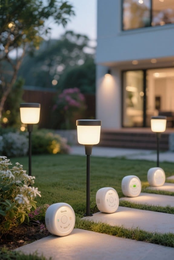 battery powered lights with timer