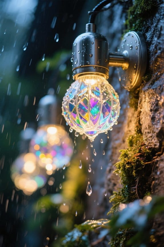 choosing falling rain lights