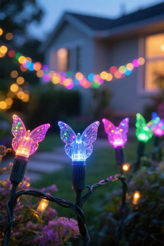 colorful rgb fairy lights