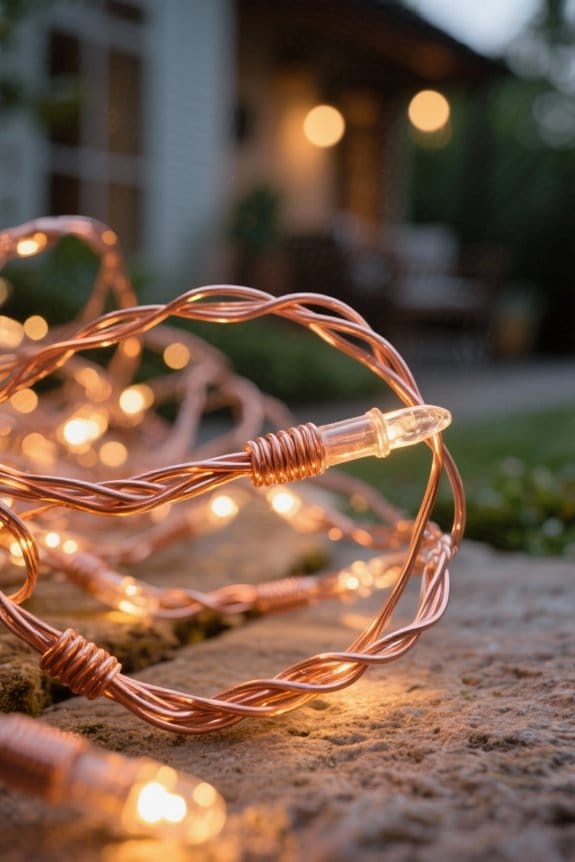 copper wire lights considerations