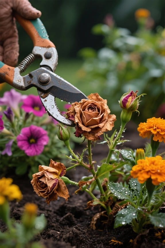 enhancing blooms through deadheading