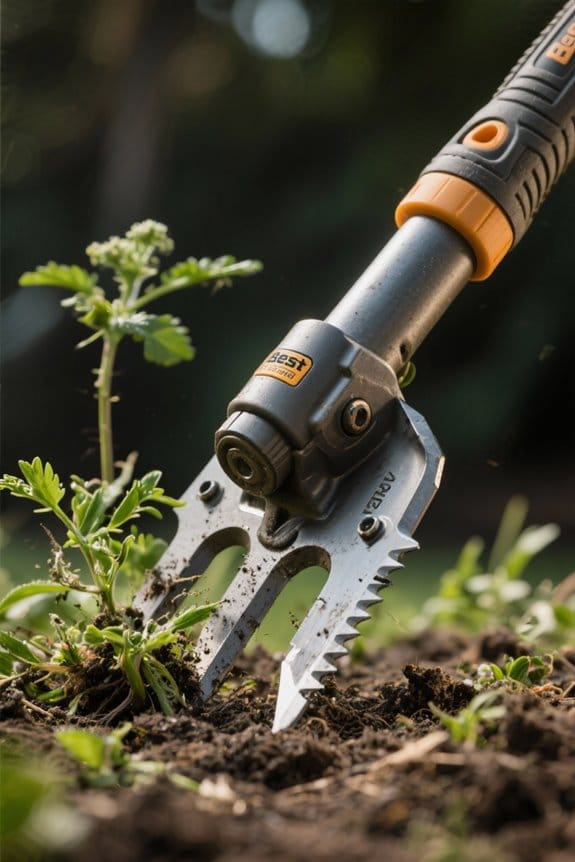 ergonomic heavy duty weeder