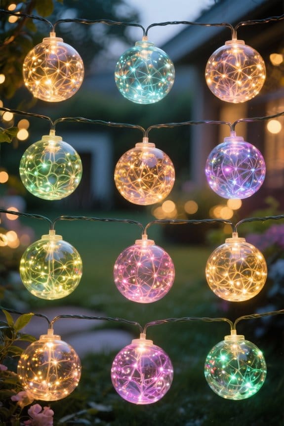 globe fairy lights selection