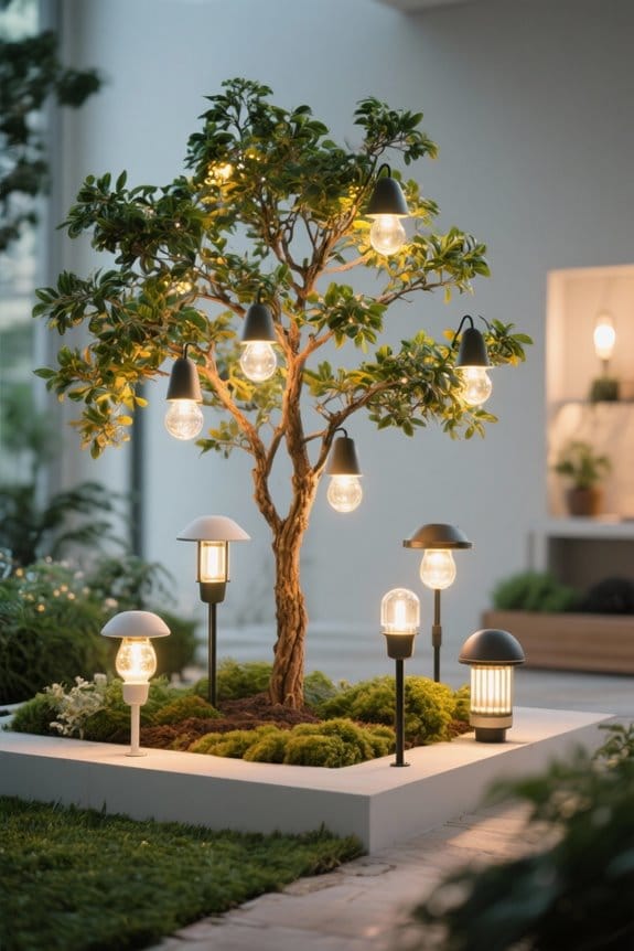 indoor tree lighting options
