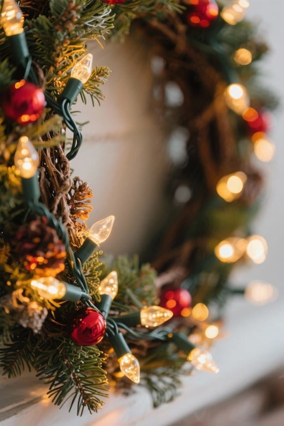 key factors for wreath lights
