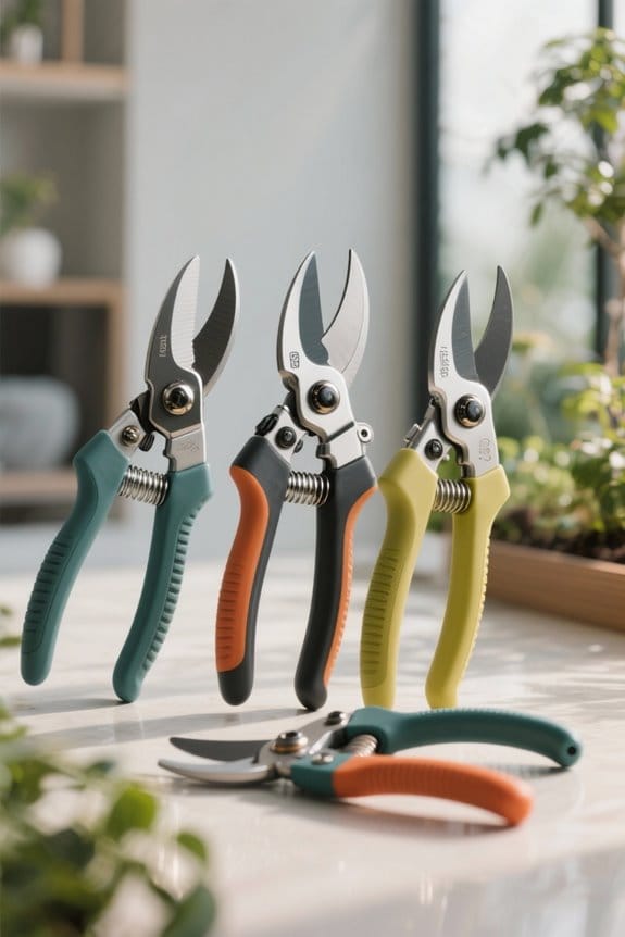 left handed ergonomic pruning shears