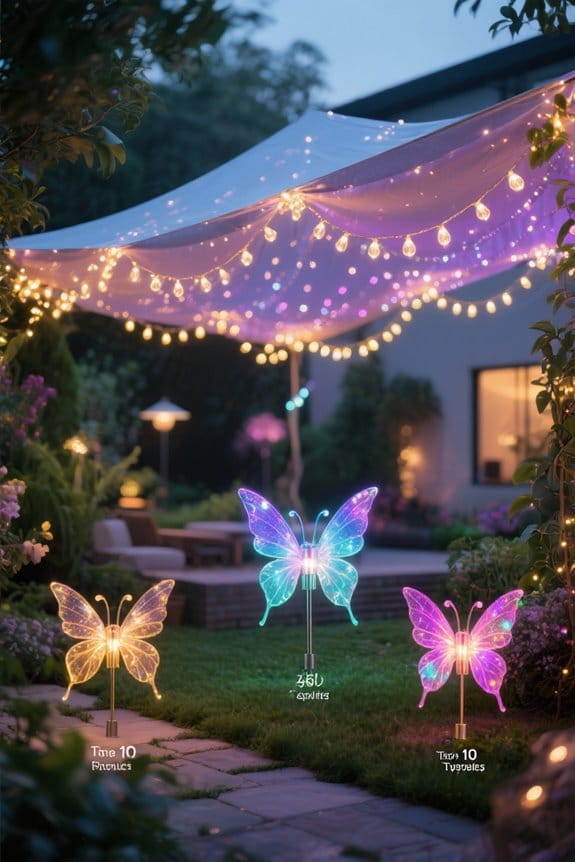 magical canopy lighting options