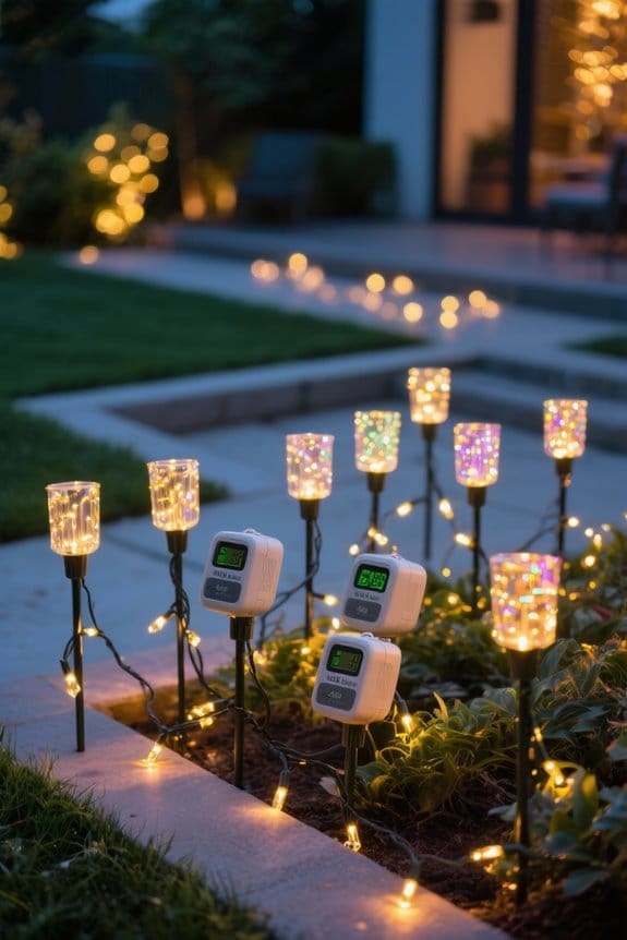 outdoor fairy lights timers