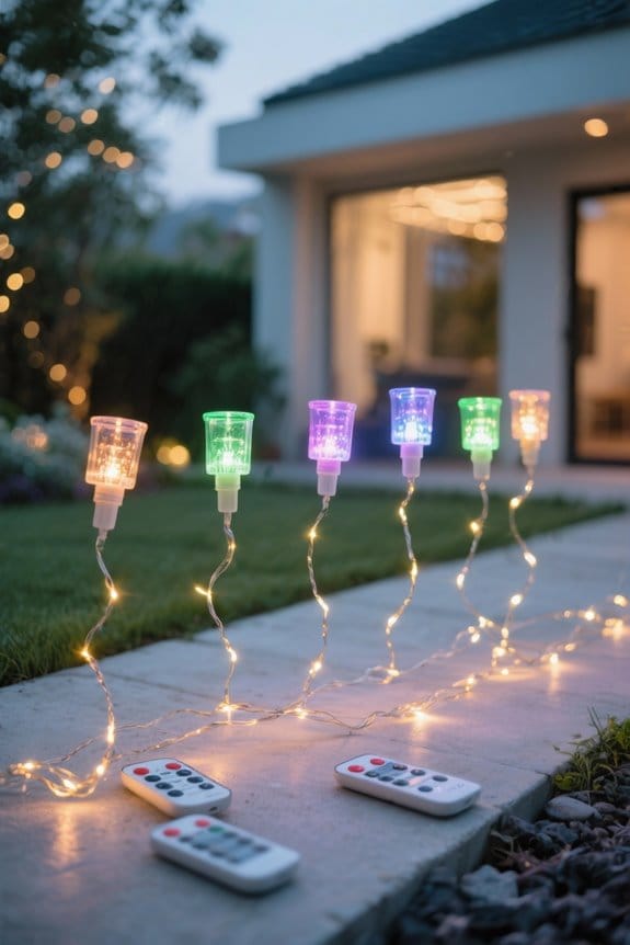 remote controlled led fairy lights