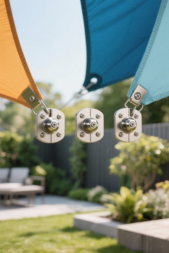 secure shade sail installation