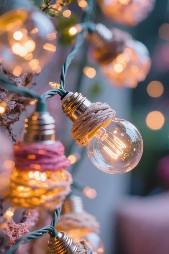 selecting bulb fairy lights