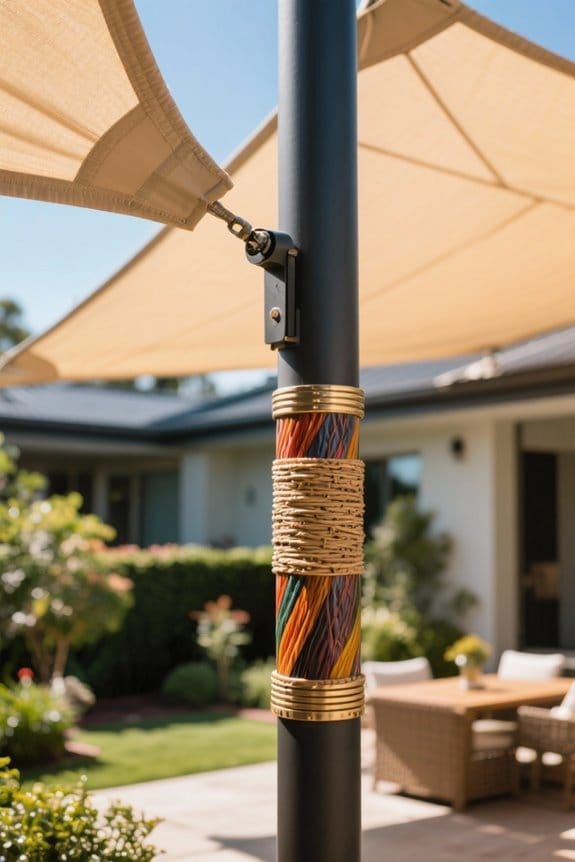 shade sail post considerations