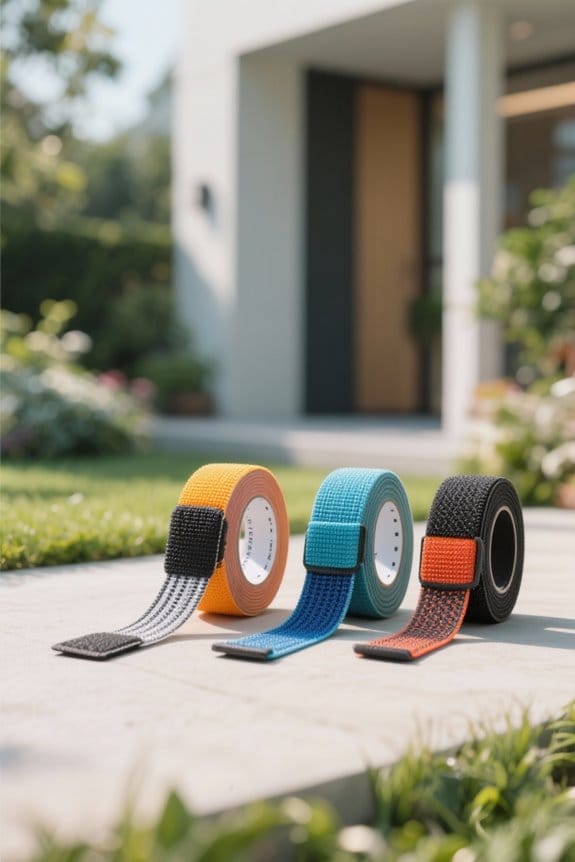 top hook and loop tapes