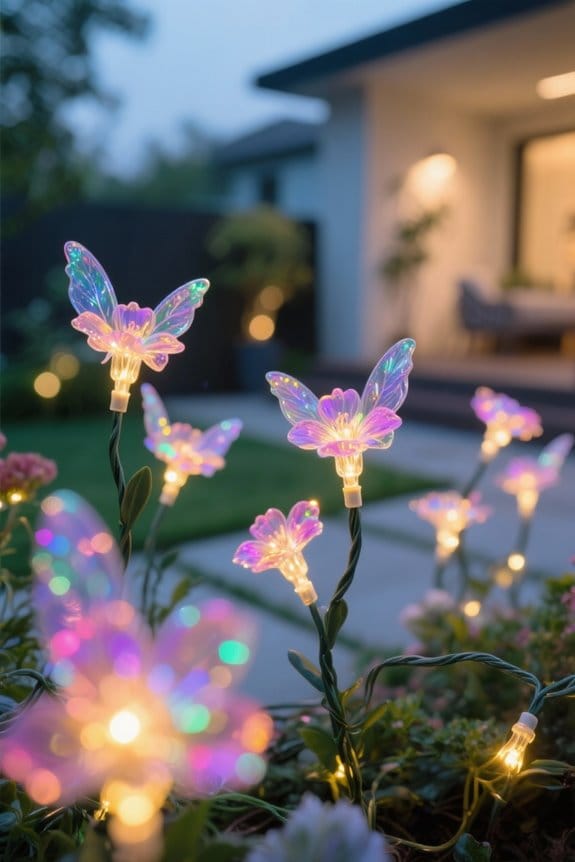 whimsical flower fairy lights