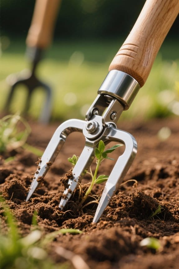 ergonomic whole root weed removal