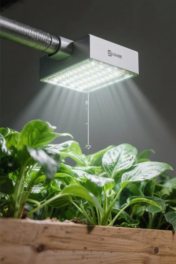 light placement and efficiency