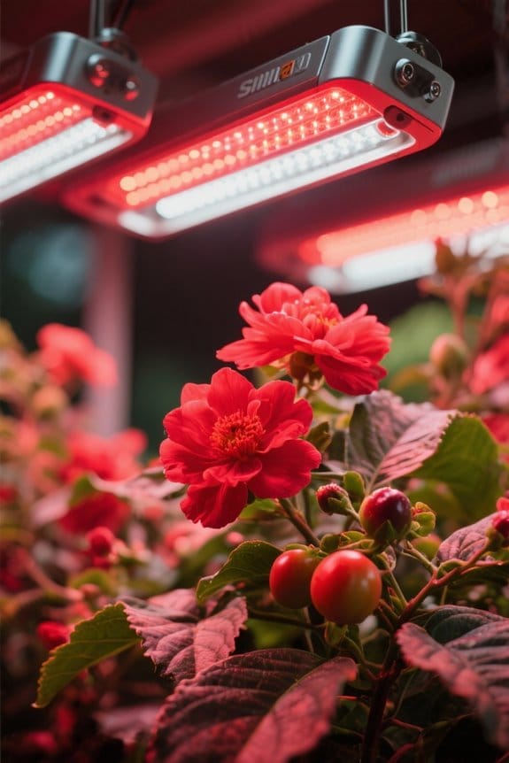 red light enhances flowering