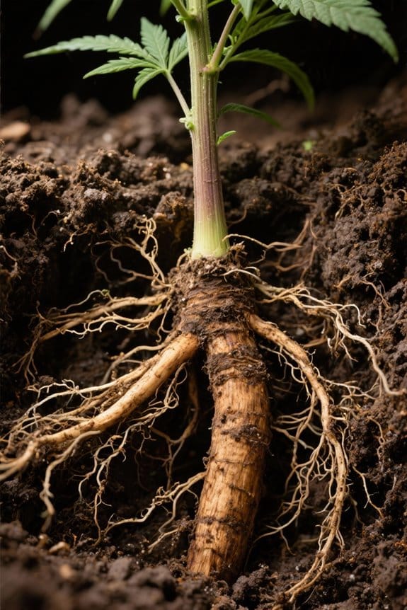 taproots versus fibrous roots