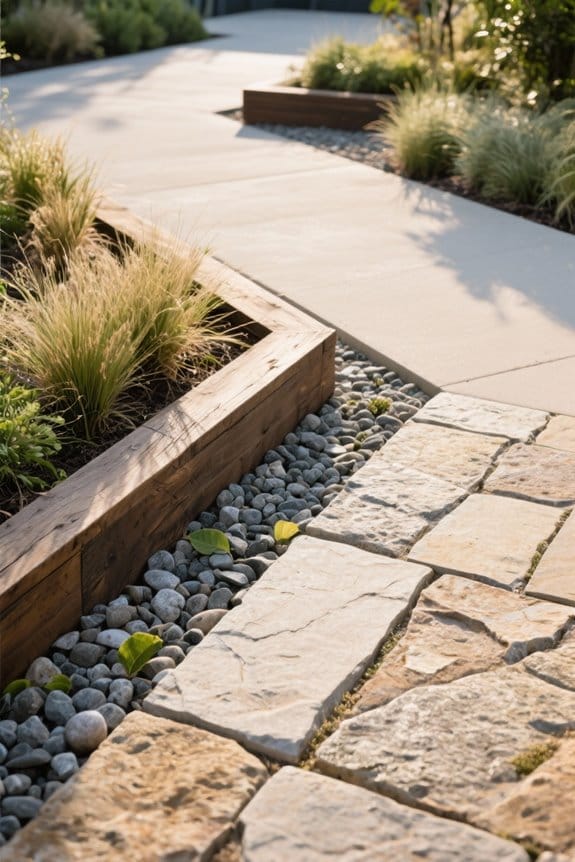 wide paths low maintenance